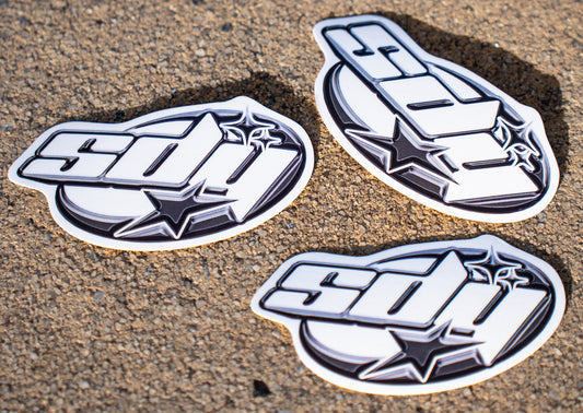 SDY Silver Sticker